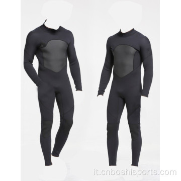 Pelle muta da uomo liscia cutanea neoprene da 3 mm